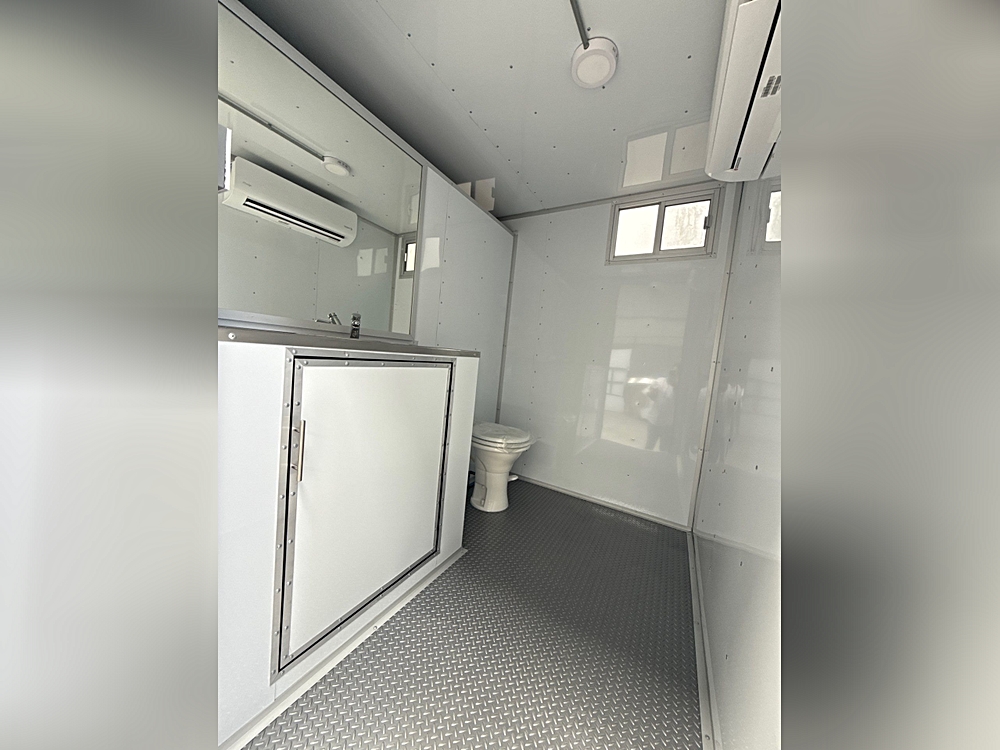 2 Stall Restroom Trailer- Regular Design