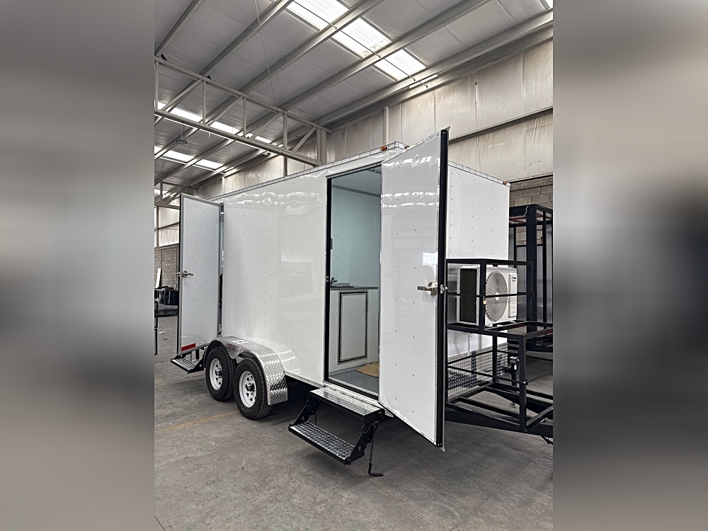 2 Stall Restroom Trailer- Regular Design