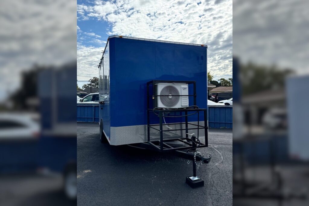 2 concession food compact trailer