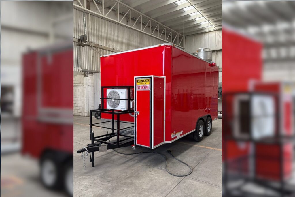 4 14 foot food trailer