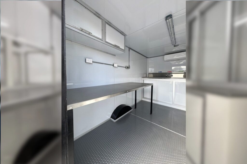 5 concession food compact trailer