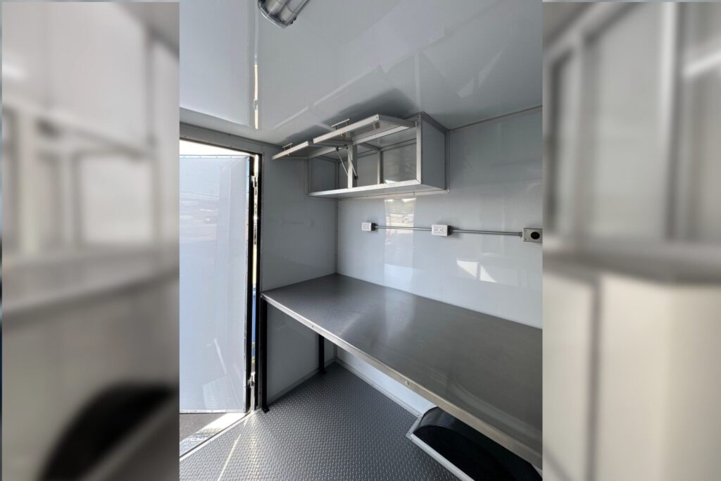 7 concession food compact trailer