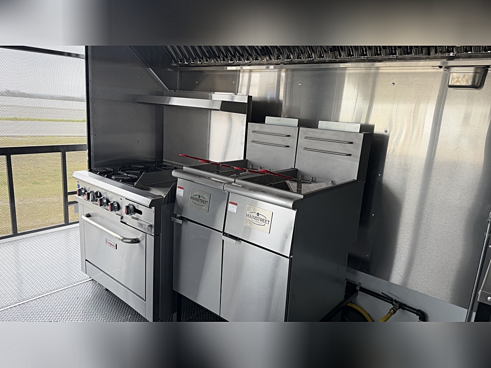 IN STOCK - 8.5x20 Food Trailer, FULLY EQUIPPED PORCH TRAILER