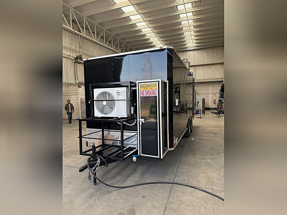 IN STOCK - 8.5x20 Food Trailer, FULLY EQUIPPED PORCH TRAILER