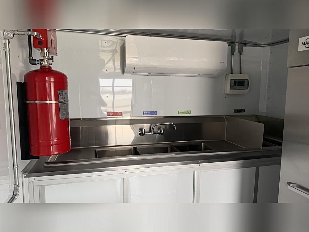 IN STOCK - 8.5x20 Food Trailer, FULLY EQUIPPED PORCH TRAILER