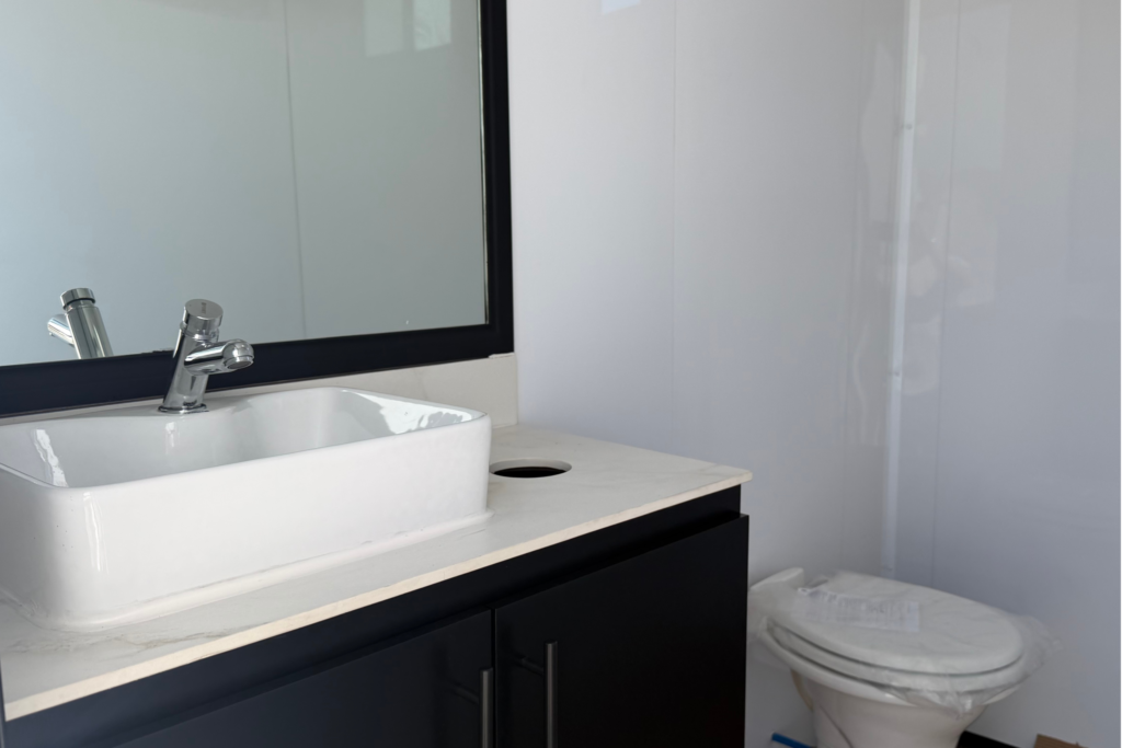 7restroom trailer in stock